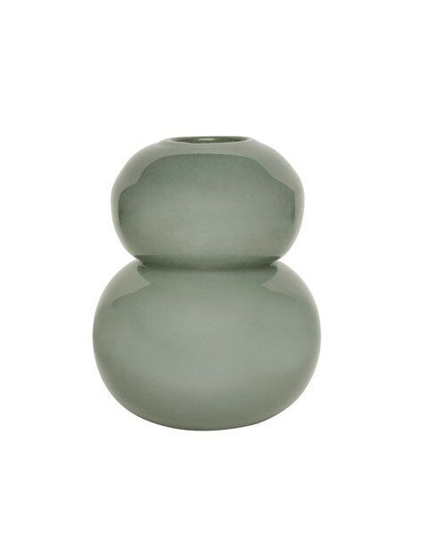 OYOY Lasi Vase - Jade (Small) handmade