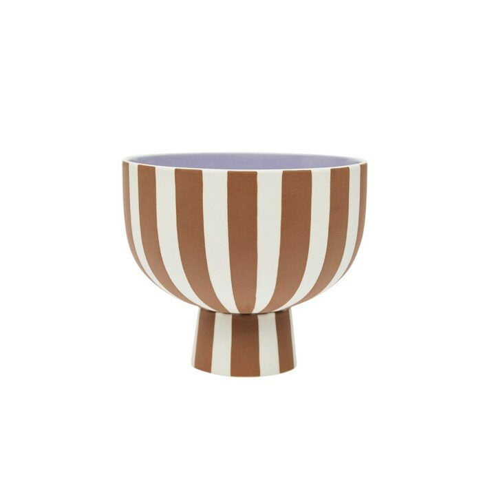 OYOY Toppu Bowl Large Caramel/Lavender