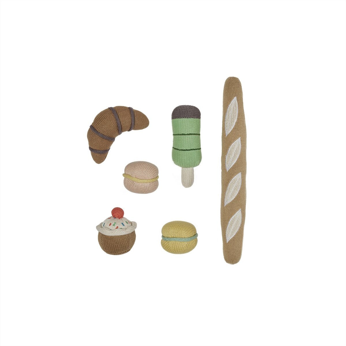 OYOY Yummy Mini Food Set of 6 Role Play Toy