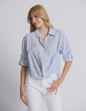 STELLA+GEMMA On Repeat Blouse Sea Stripe