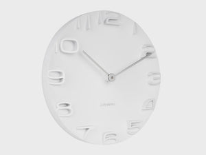 KARLSSON On The Edge Wall Clock White