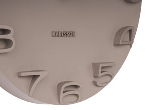 Karlsson On The Edge Wall Clock - Warm Grey