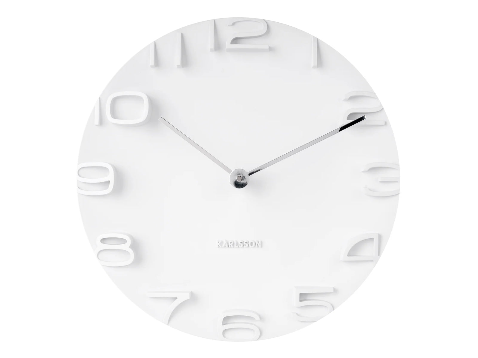 KARLSSON On The Edge Wall Clock White