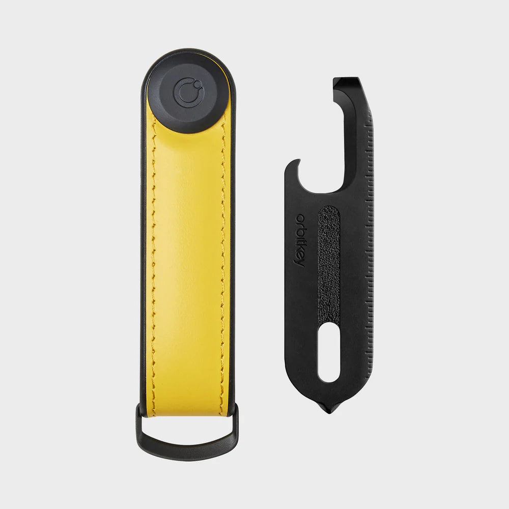 Key Organiser Hybrid Leather + Multi-tool Gift Set limited edition Solar Yellow