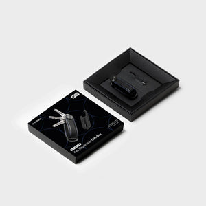 Orbitkey Key Organiser Pro + Multi-Tool v2 Set - Blackout with Blue Stitching