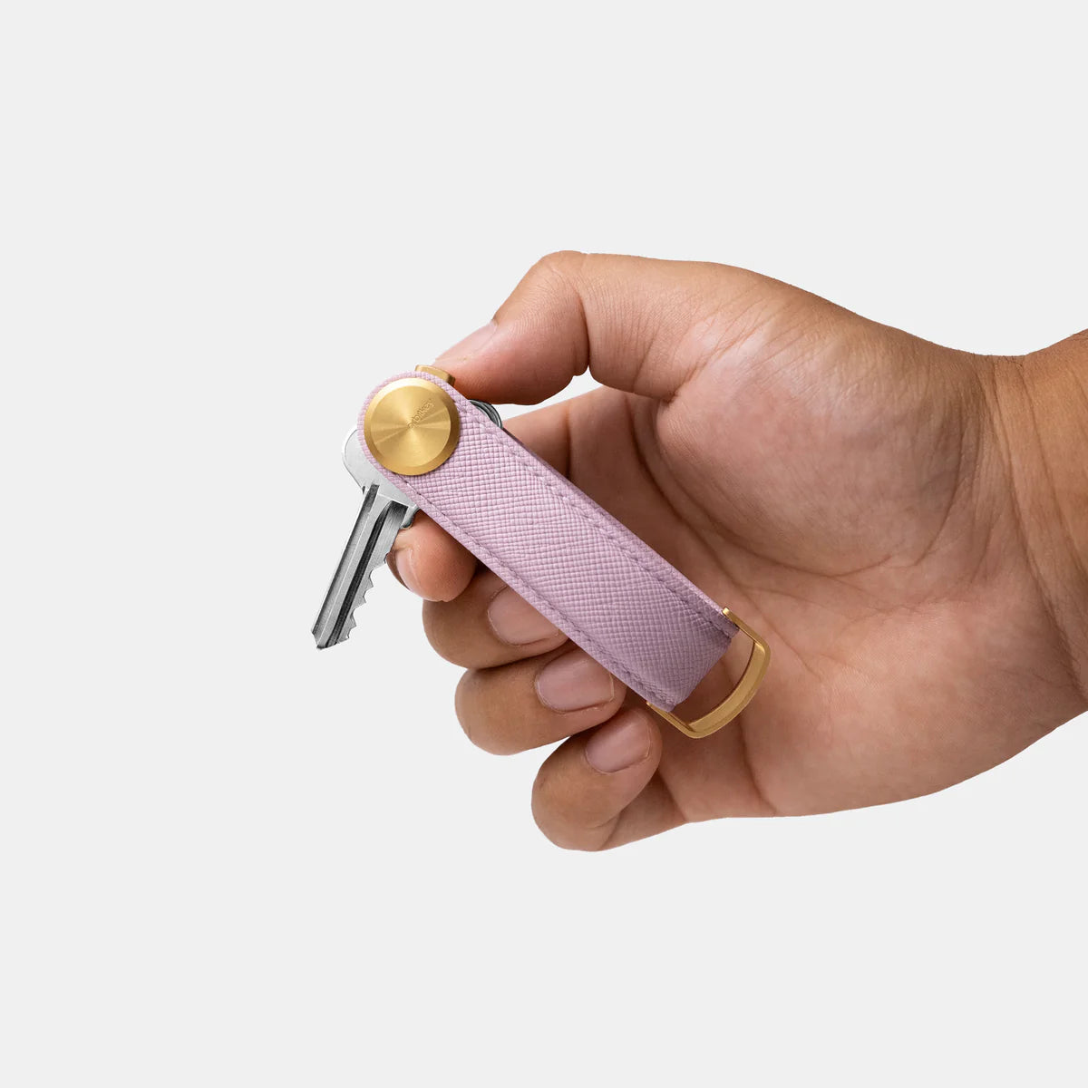 Orbitkey Key Organiser Pro Saffiano Leather - Lilac