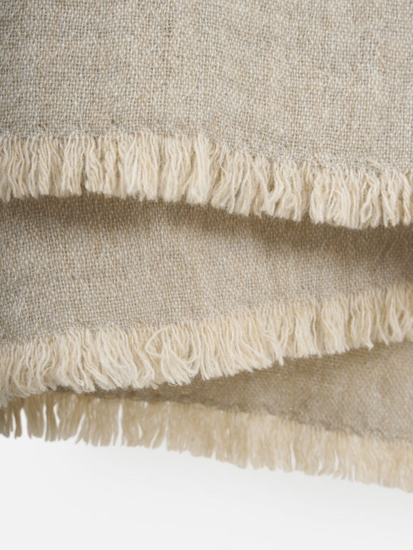 CITTA Oslo Lambswool Throw 140 x 180 - Haze / Mist