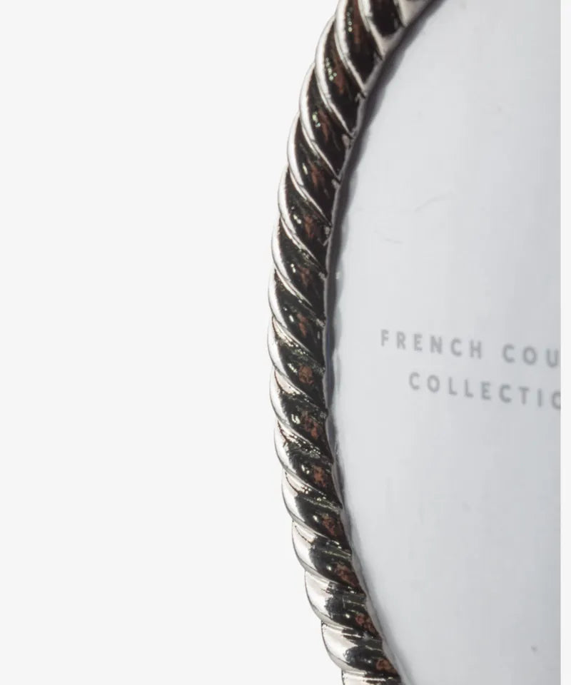 French Country Collections Oval Rope Design Hanging Photo Frame