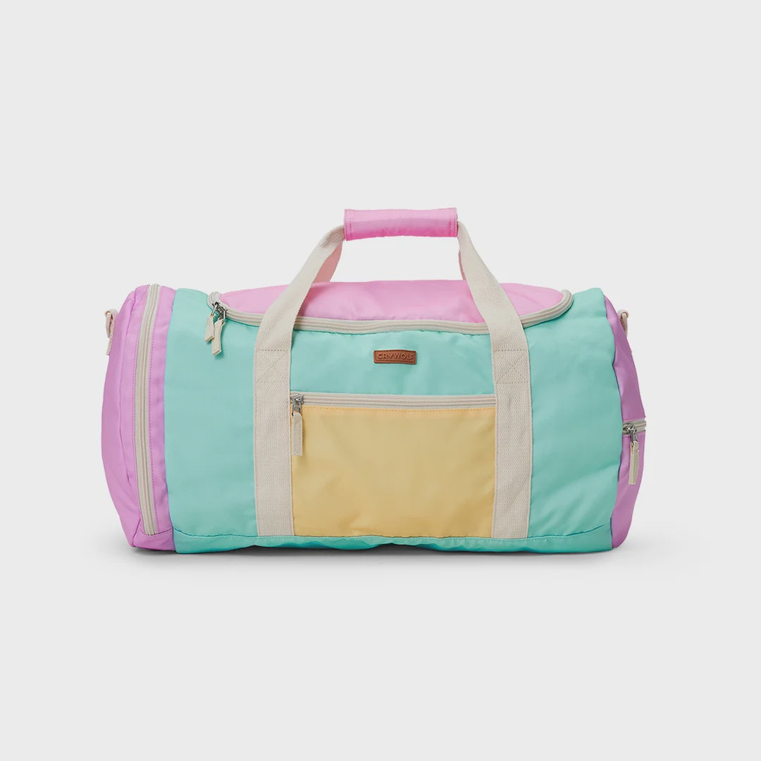 Crywolf Child PACKABLE DUFFEL BAG Poolside Colourblock