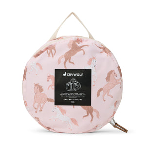 CRYWOLF CHILD PACKABLE DUFFEL Blush Ponies