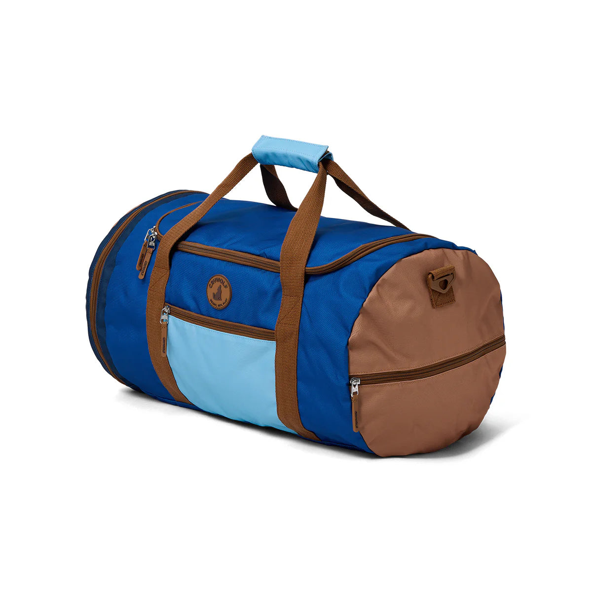 CRYWOLF PACKABLE DUFFEL BAG Deep Sea Colourblock