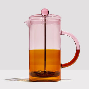 Fazeek Coffee Plunger - Pink + Amber