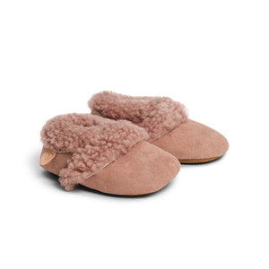Pretty Brave Baby Cosy Mom Dusky Pink Sheepskin Shoes