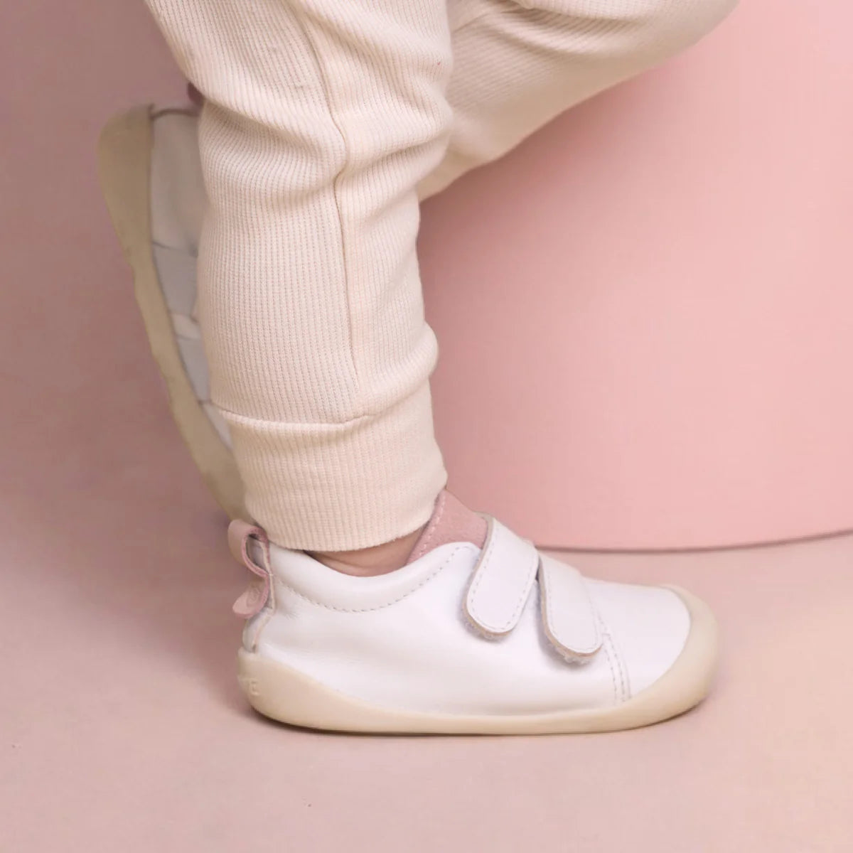 Pretty Brave TOTO White/Blush Toddlers Shoes