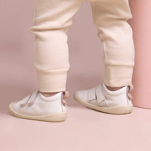 Pretty Brave TOTO White/Blush Toddlers Shoes