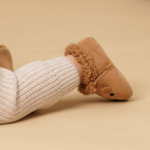 Pretty Brave Baby Cosy MOC Tan Shoes