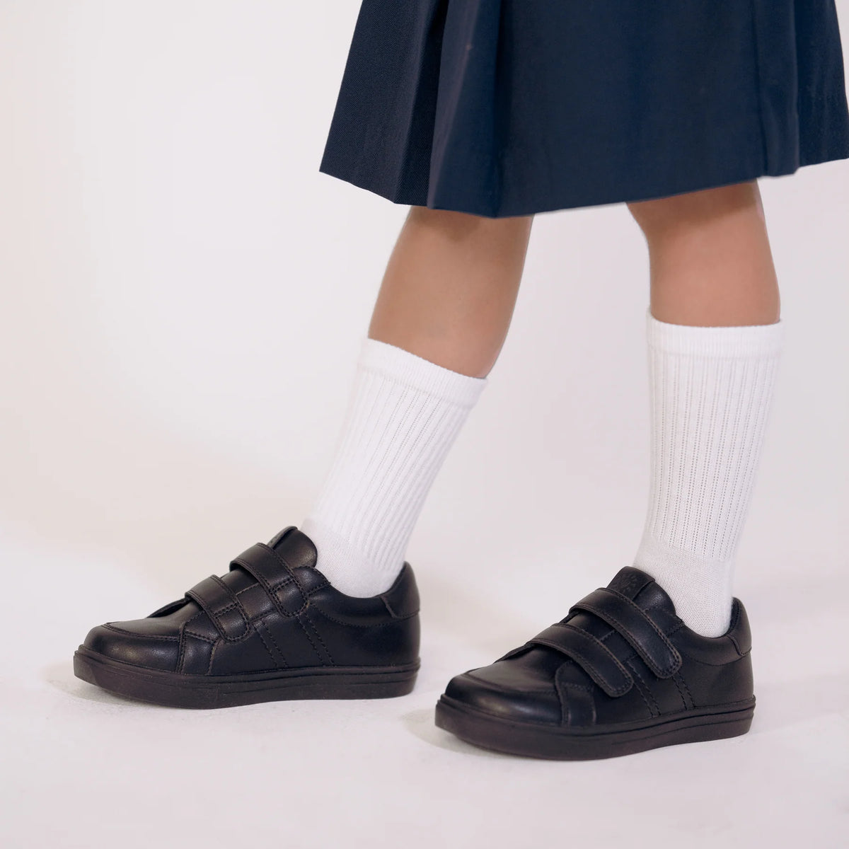 Pretty Brave Atlas Black School Shoes