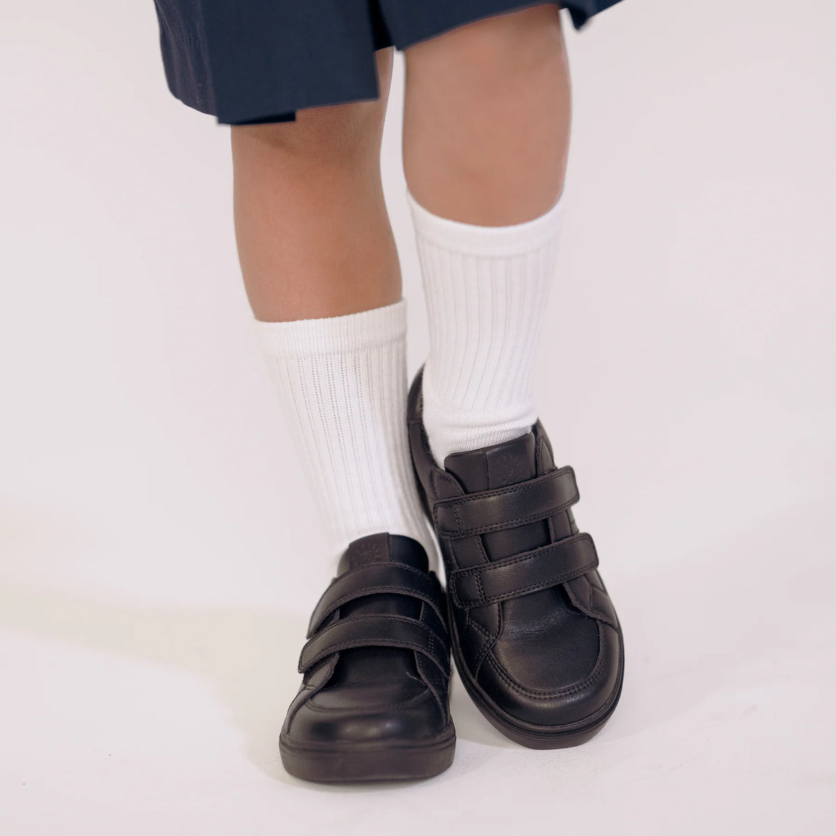 Pretty Brave Atlas Black School Shoes