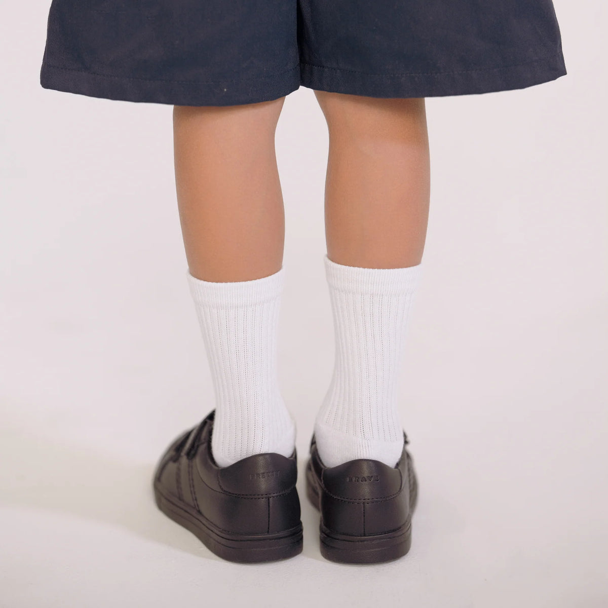 Pretty Brave Atlas Black School Shoes