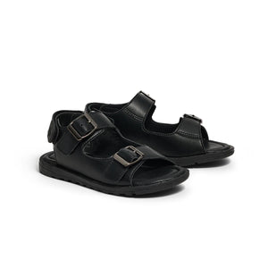 Pretty Brave Milo Black School Shoes Sandal NZ