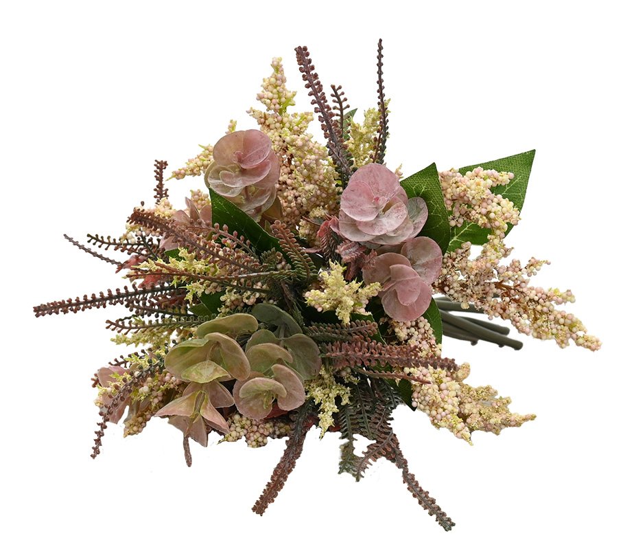 Foragers Bundle Artificial flower arrangement with pink and green tones