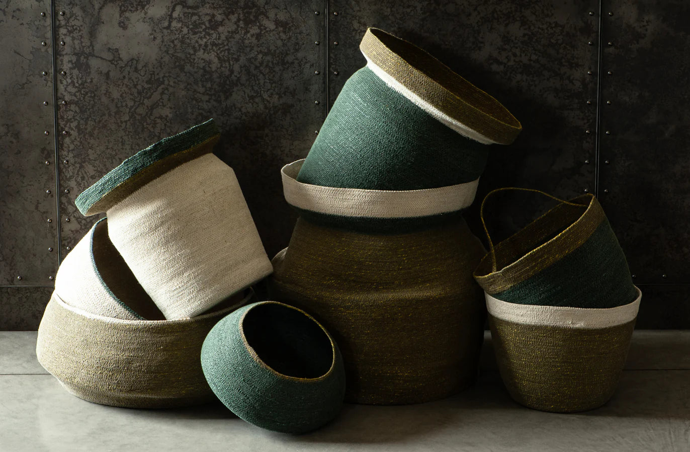 Woven CESTINO FOREST BASKET Bianca Lorenne