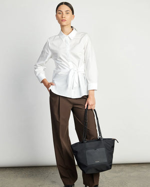 Saben Bag Paris Tote Black Recycled Nylon AW25