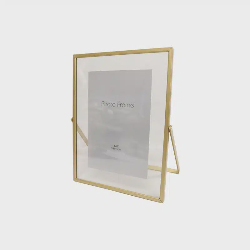 Photo Picture Frame #101 4×6″ Gold. HFM25-01-46-GD