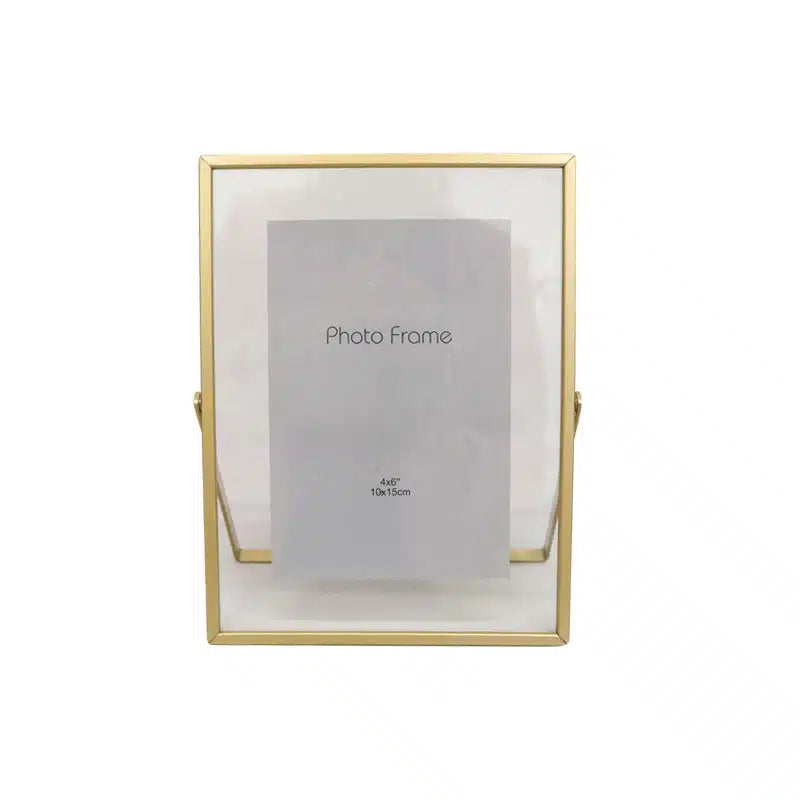 Photo Picture Frame #101 4×6″ Gold. HFM25-01-46-GD