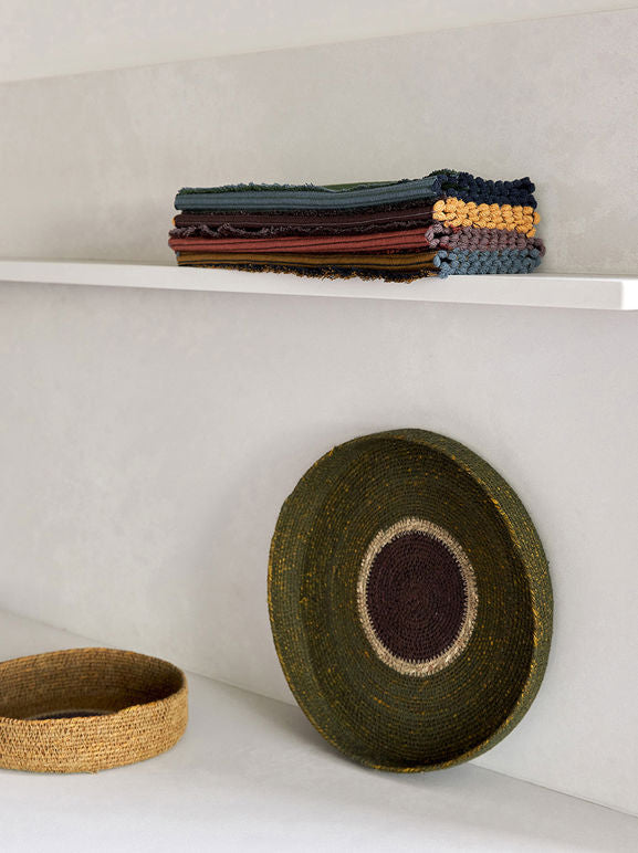 CITTA Pinto Basket - Ivy / Mulberry 28cm