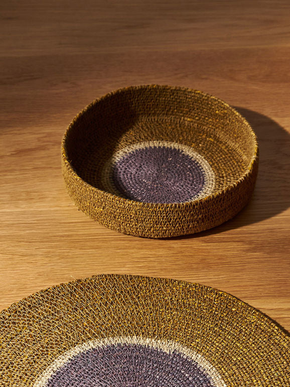 CITTA DESIGN Pinto Basket 20cm - Ochre / Lupin