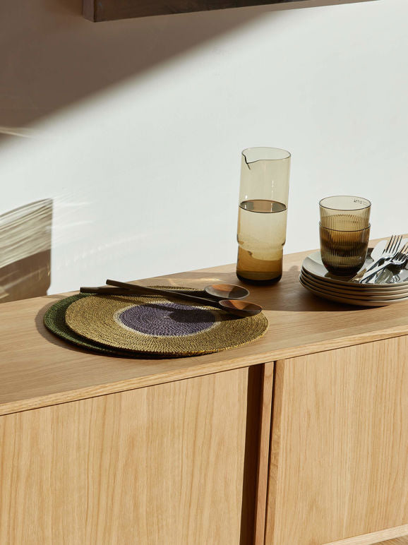 CITTA Design Pinto Placemat 34cm - Ochre/Lupin