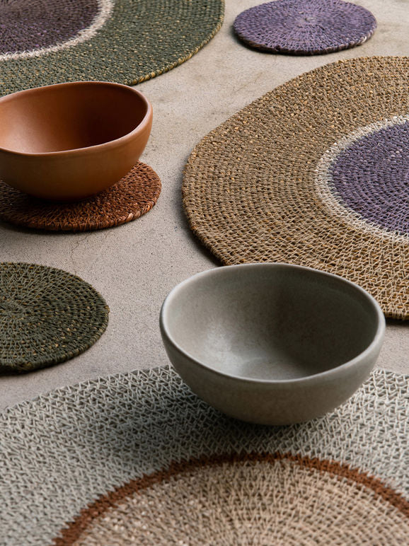 CITTA Design Pinto Placemat 34cm - Ochre/Lupin