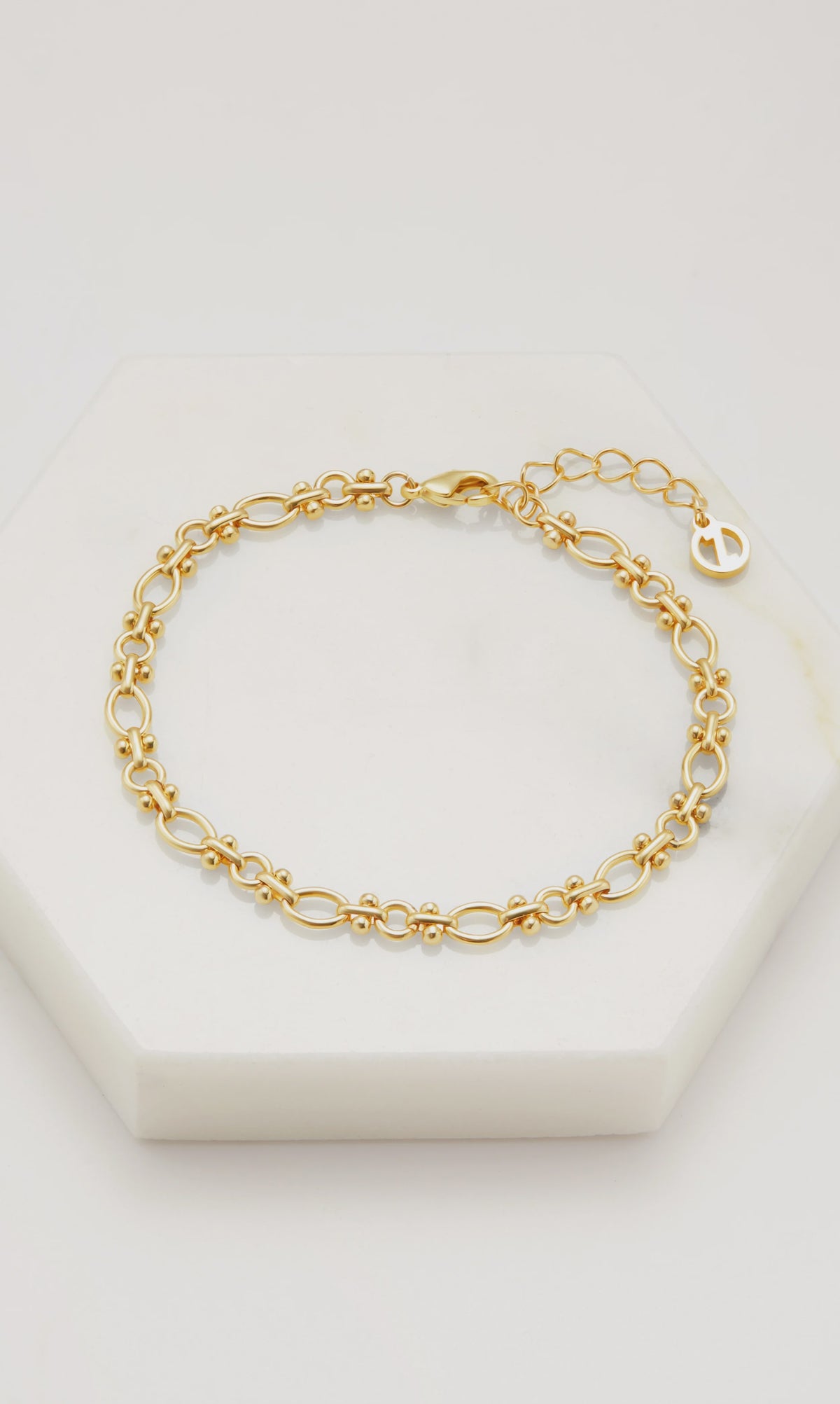 ZAFINO 6612 Pip Bracelet - Gold