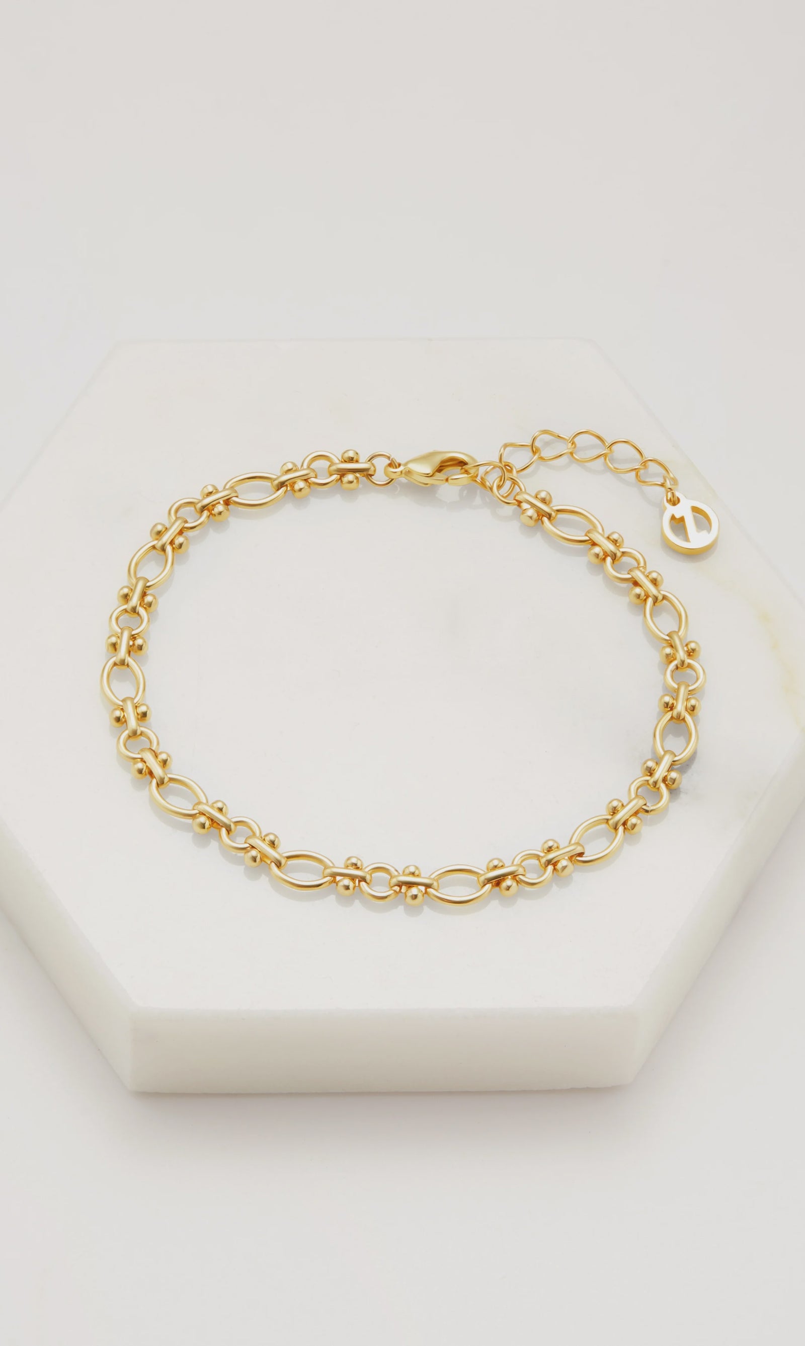 ZAFINO 6612 Pip Bracelet - Gold