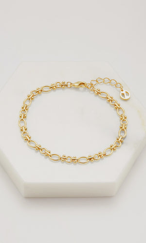 ZAFINO 6612 Pip Bracelet - Gold