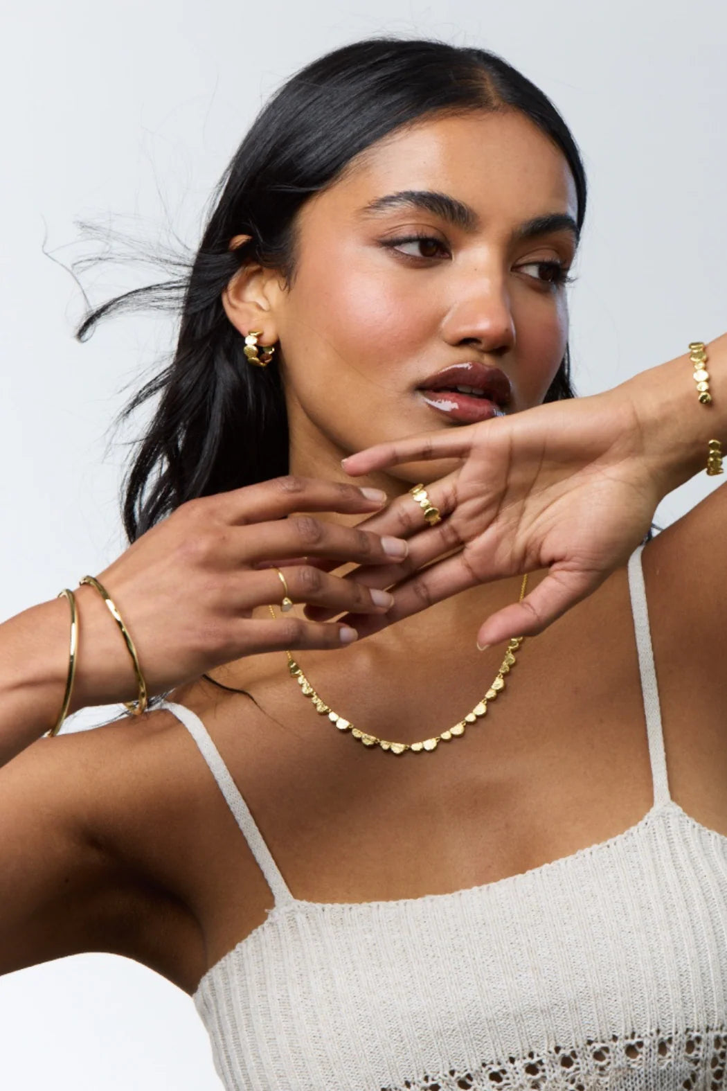 Piper Metal Bracelet - Gold