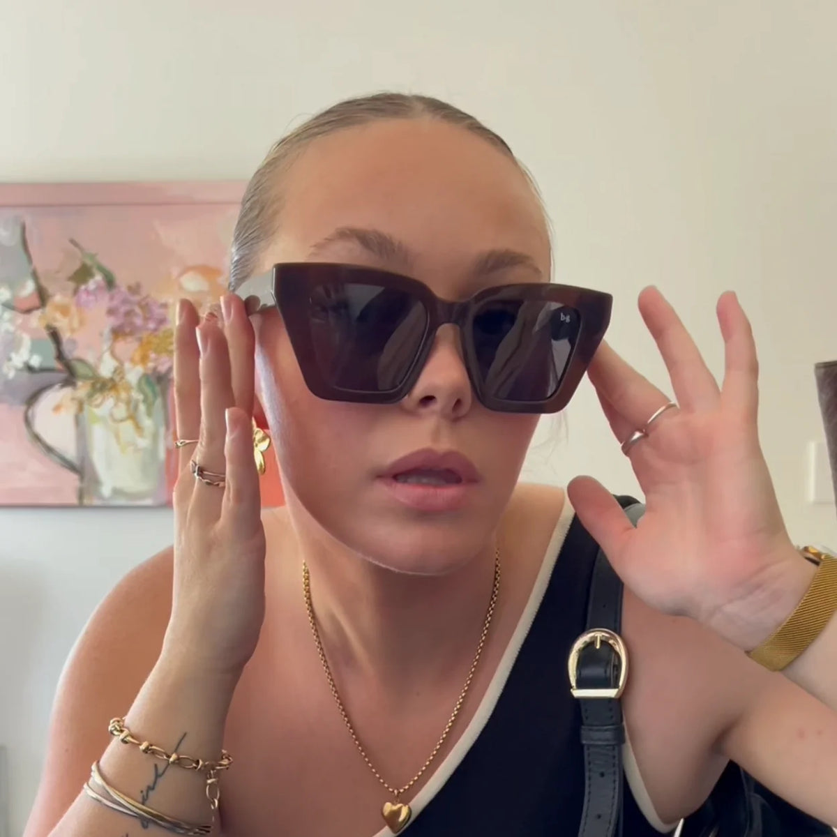 Bored George Sunglasses Piper Sunglasses - Shimmer