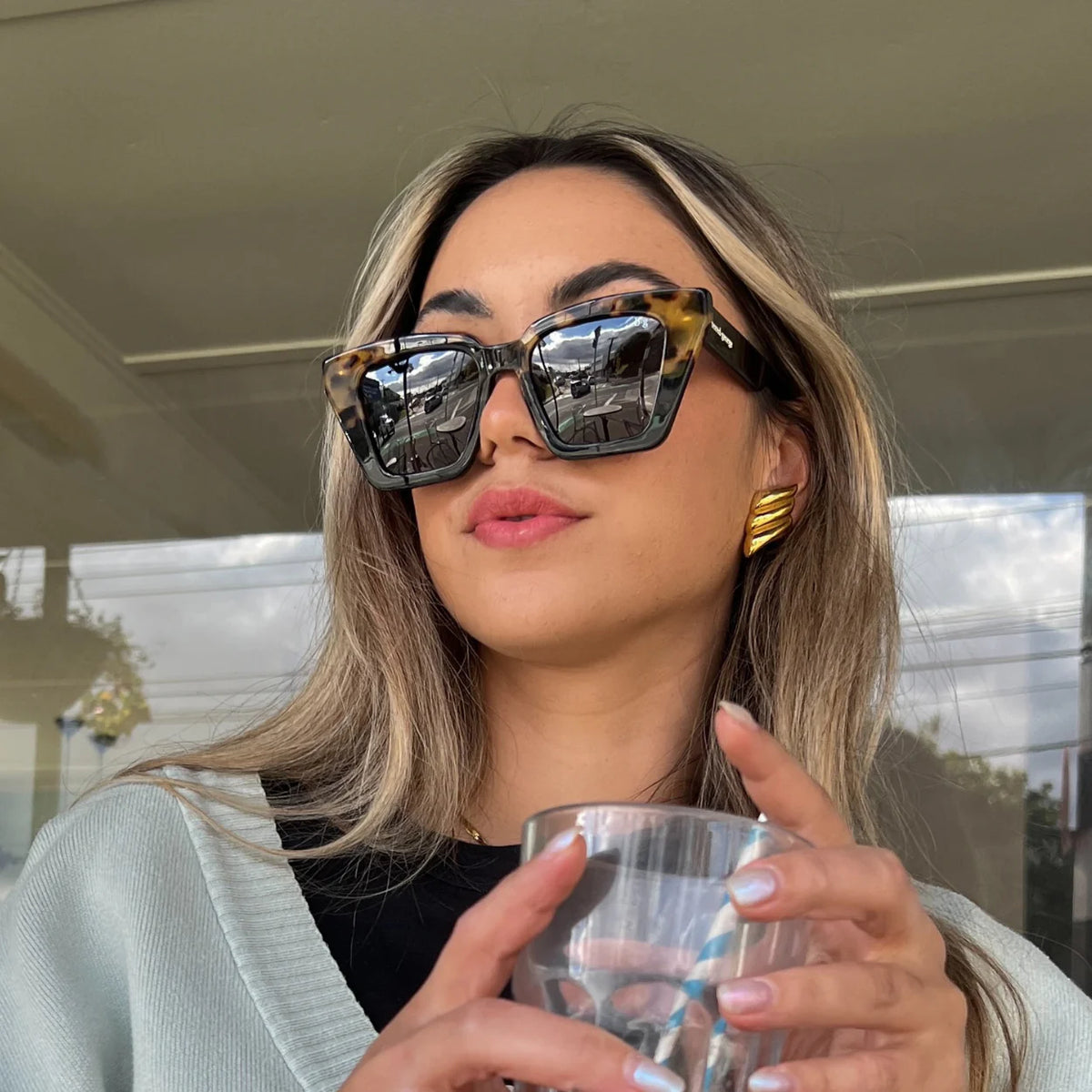 Bored George Piper Tort Sunglasses