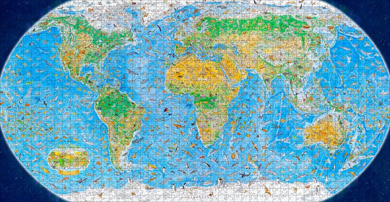Pomegranate - Wild World - 1500 Pce Puzzle
