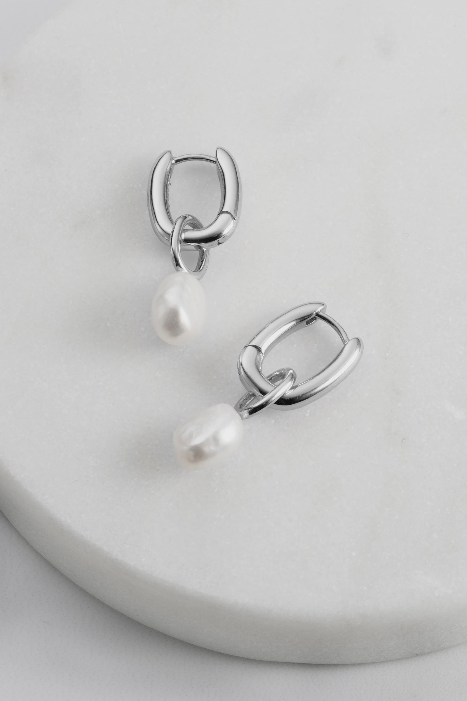 Zafino Australia Prue Earring - Silver - Pearl Freshwater
