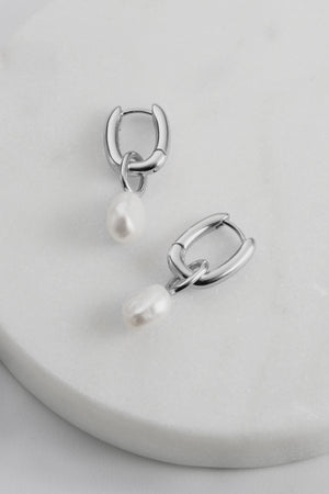 Zafino Australia Prue Earring - Silver - Pearl Freshwater