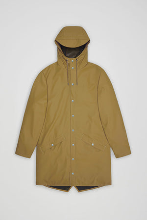 RAINS Long Jacket W3 - Dawn Brown raincoat