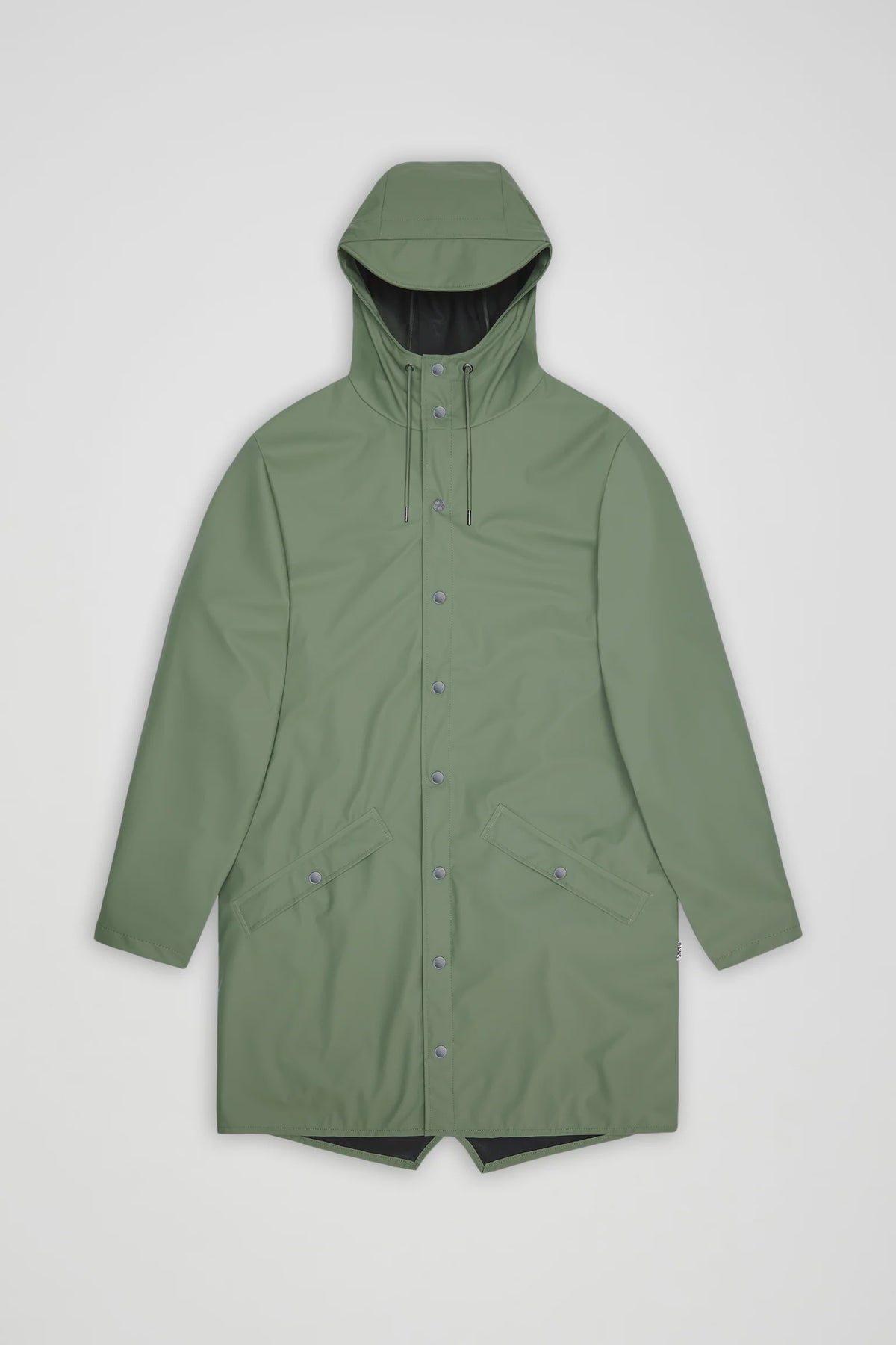 RAINS Long Jacket W3 - Well Green raincoat