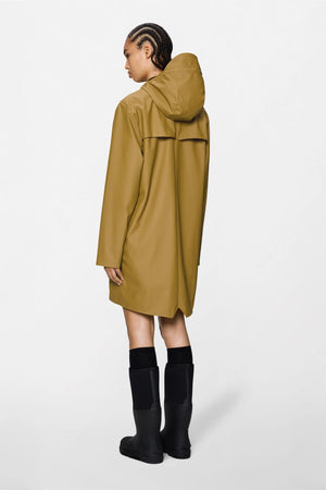 RAINS Long Jacket W3 - Dawn Brown raincoat