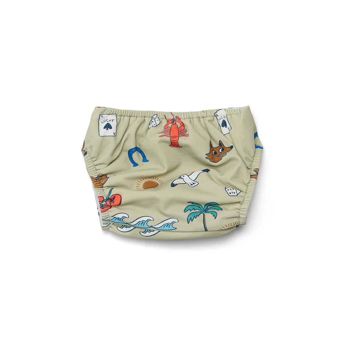 Crywolf REUSABLE SWIM NAPPY Lucky Days Sage Baby Kids