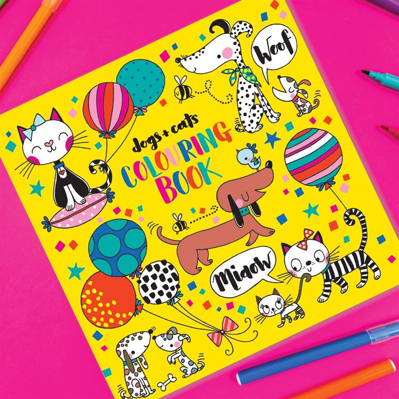 Rachel Ellen - Dogs & Cats - Colouring Book