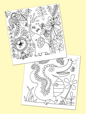 Rachel Ellen - Tropical Adventure - Colouring Book