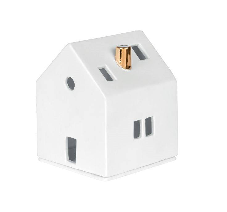 Räder - Gold Chimney - Christmas Porcelain Tealight House