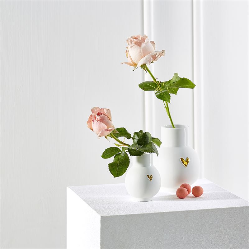 Räder - Gold Heart - Mini Ball Vase